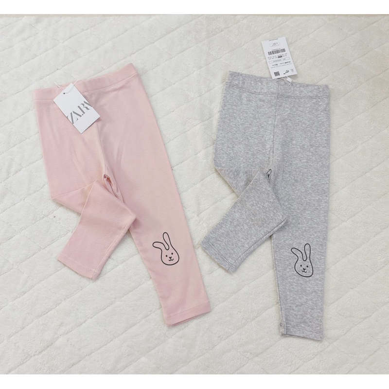 Set 5 quần legging chân thỏ cho bé gái