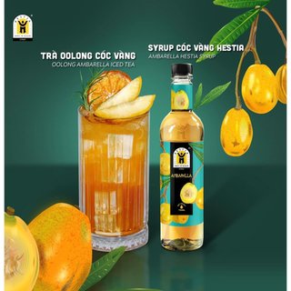 Syrup Cóc vàng  Hestia  750ml - Siro Cóc Vàng làm trà cóc vàng hot