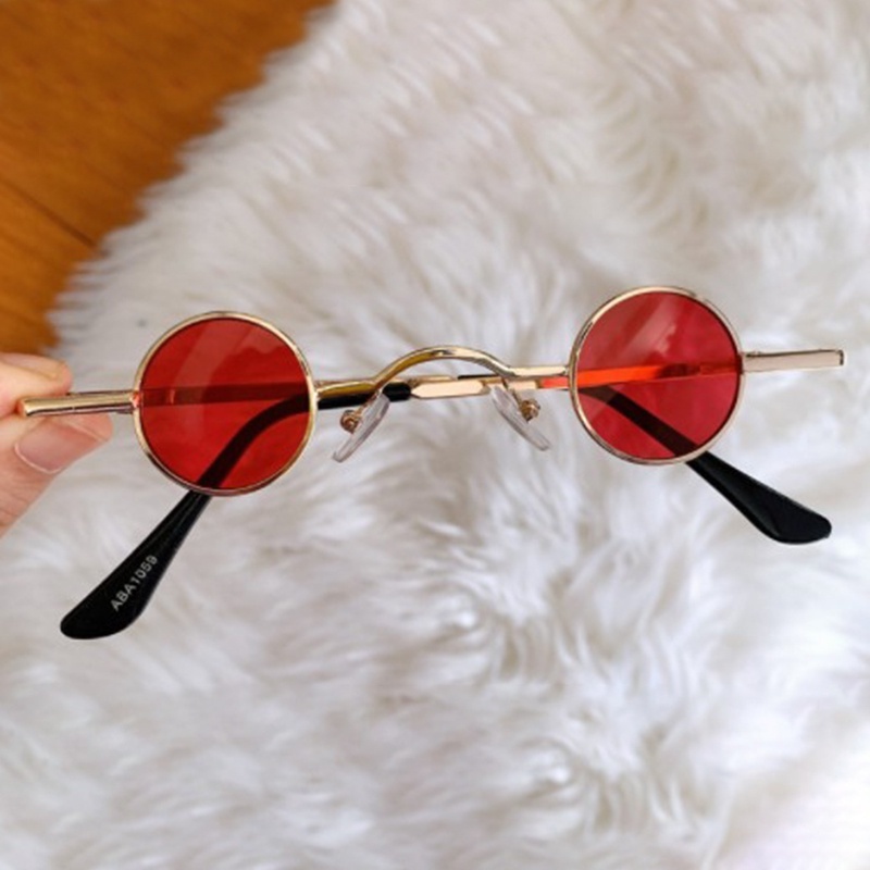 Kính Râm Gọng Tròn Siêu Nhỏ Phong Cách Hip Hop JP7 Thời Trang Cá Tính Cho Nam Nữ