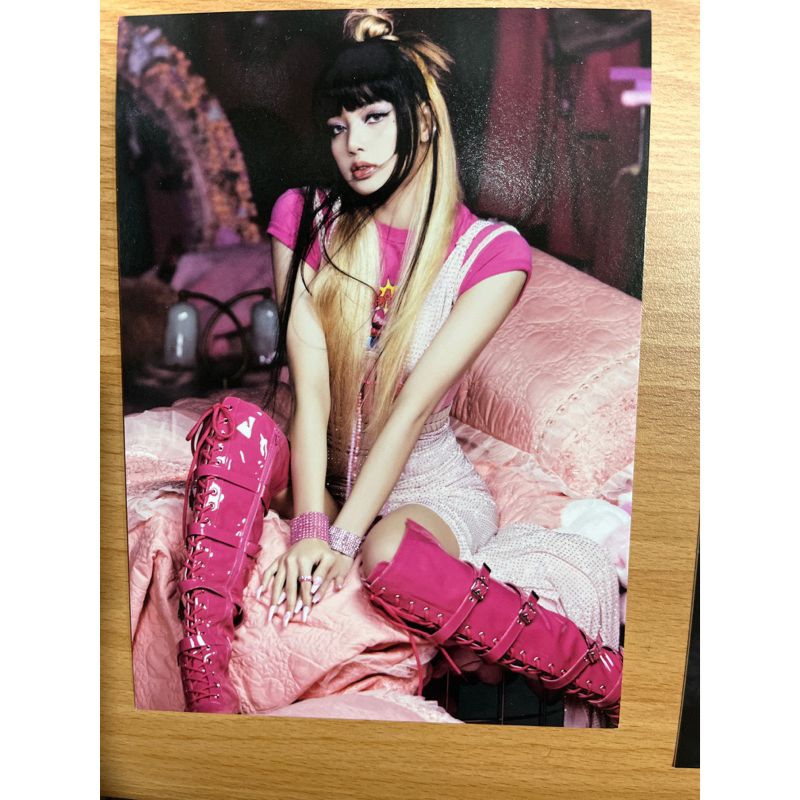 Bornpink rỗng ver Pink không card, kèm postcard Jenlisa