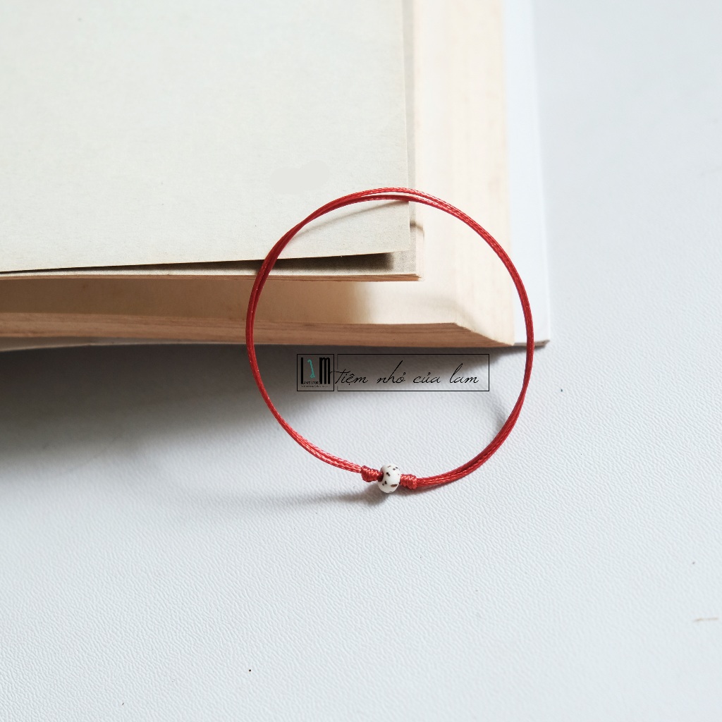 Vòng tay chỉ đỏ hạt Bồ Đề Bình An , vòng tay chỉ đỏ may mắn , vòng tay đôi