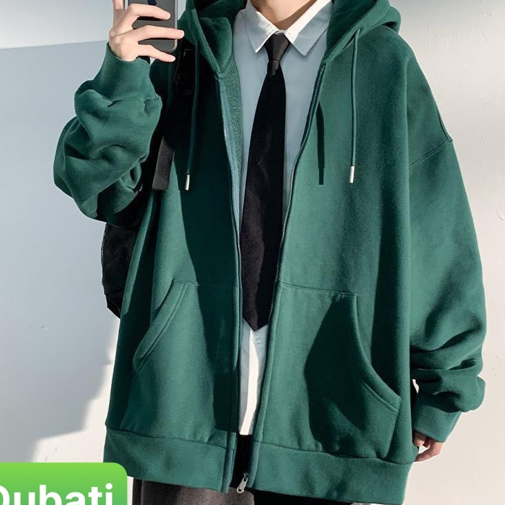 ÁO KHOÁC HOODIE TRƠN DÂY KÉO SÀNH ĐIỆU - ÁO CHỐNG NẮNG PHONG CÁCH UNISEX PHONG CÁCH CAO CẤP - DUBATI FASHION