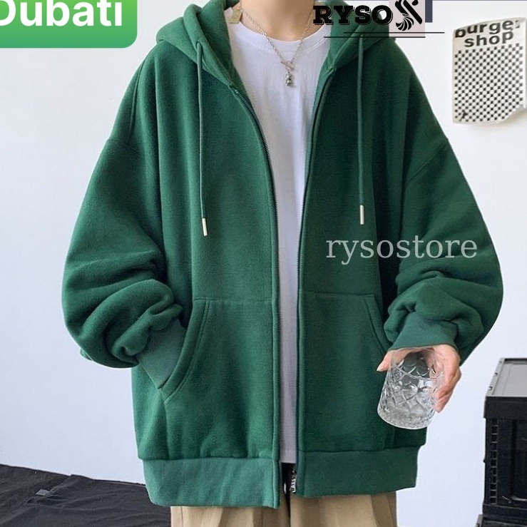 ÁO KHOÁC HOODIE TRƠN DÂY KÉO SÀNH ĐIỆU - ÁO CHỐNG NẮNG PHONG CÁCH UNISEX PHONG CÁCH CAO CẤP - DUBATI FASHION