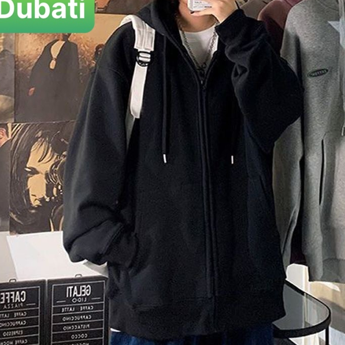 ÁO KHOÁC HOODIE TRƠN DÂY KÉO SÀNH ĐIỆU - ÁO CHỐNG NẮNG PHONG CÁCH UNISEX PHONG CÁCH CAO CẤP - DUBATI FASHION