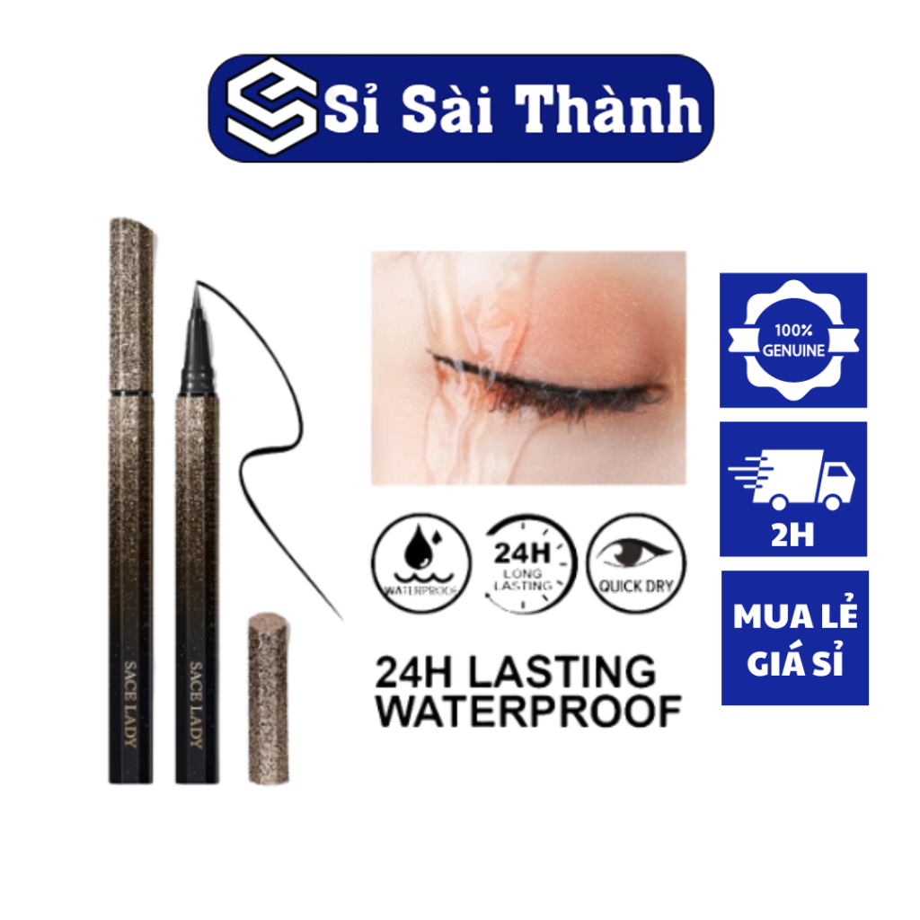 Bút kẻ mắt SACE LADY chống nhòe nhanh khô lâu trôi 1.2ml