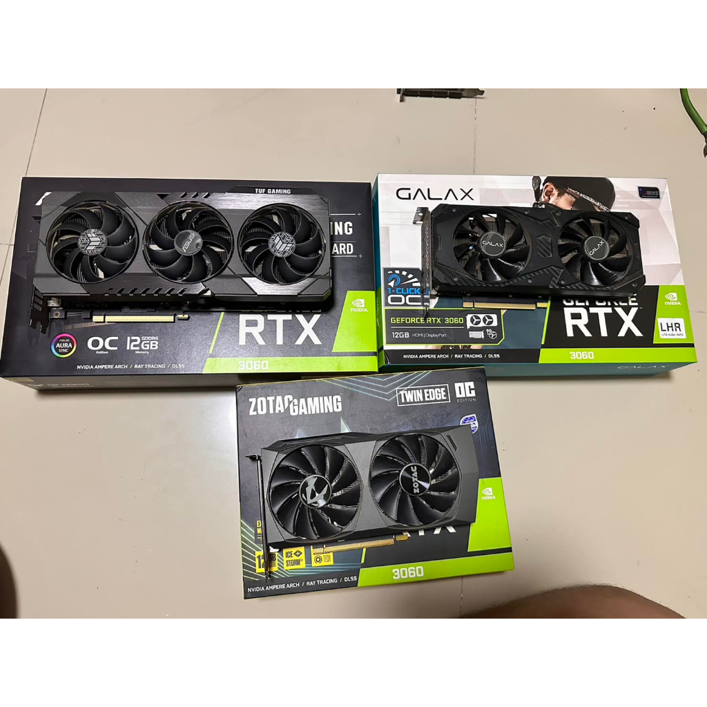 Card Màn Hình Vga RTX 3060 12GB - Bảo hành 1 Tháng