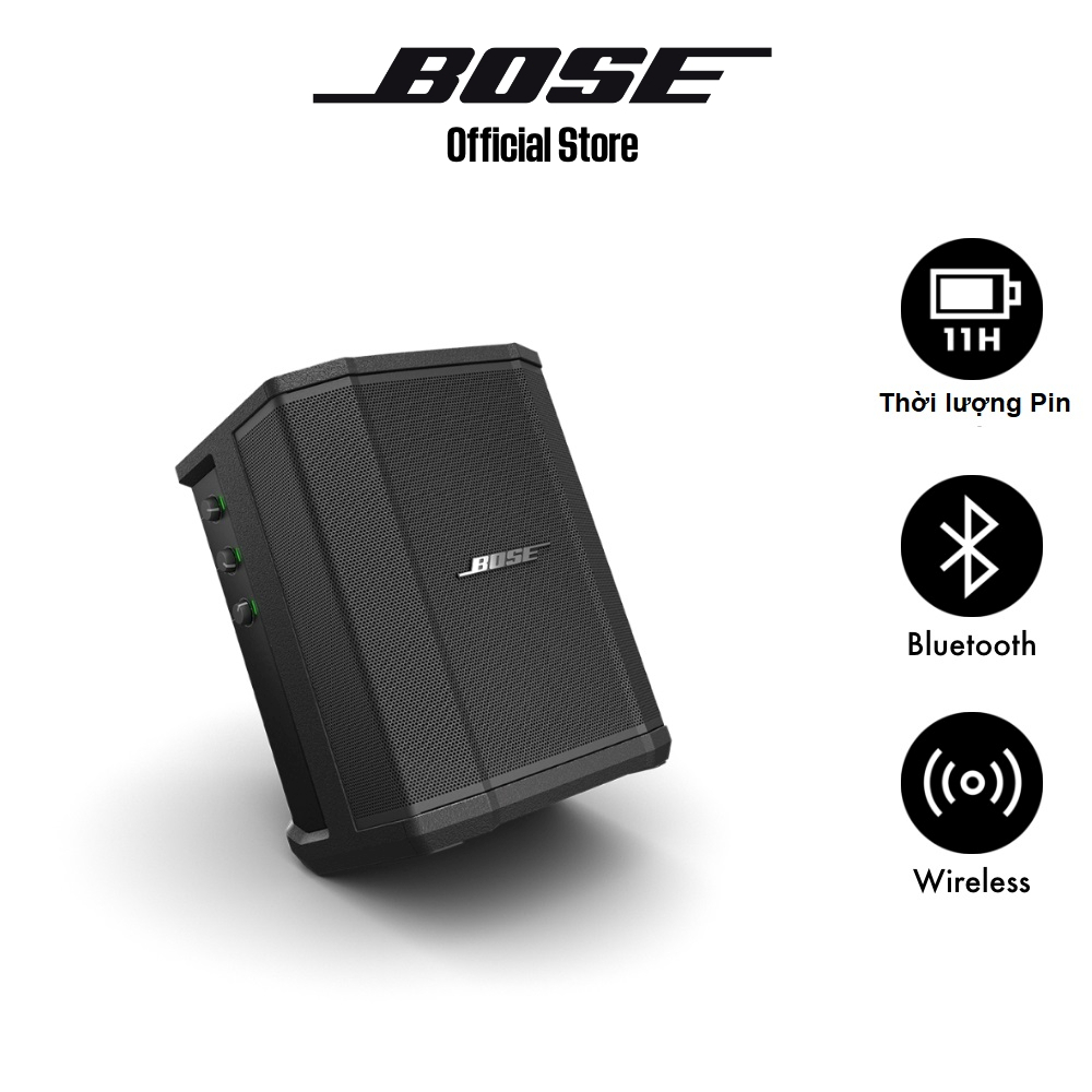 Hệ thống Loa Bose S1 Pro [CHÍNH HÃNG] Loa Trình Diễn Di Động | Loa Kiểm Âm | Bộ Khuếch Đại | Kết Nối Bluetooth | PIN 11h