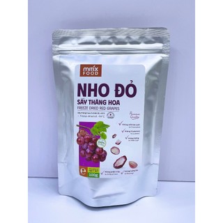 Nho đỏ sấy thăng hoa Mitix