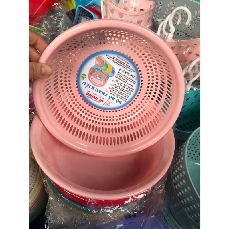 BỘ RỔ THAU KIỂU 2T VINH HƯNG  MÀU NGẪU NHIÊN