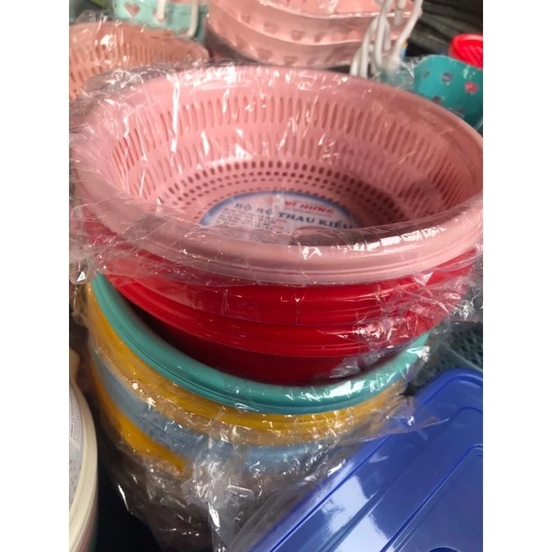 BỘ RỔ THAU KIỂU 2T VINH HƯNG  MÀU NGẪU NHIÊN