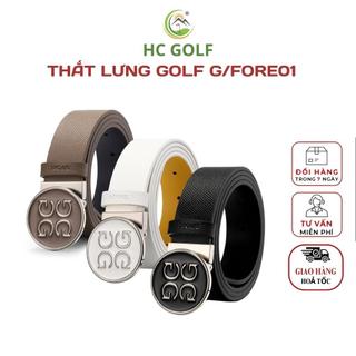 Thắt lưng golf G/FORE01 Dây nịt thể thao da bò 3 lớp mềm mại thoải mái Hàn Quốc - HC GOLF