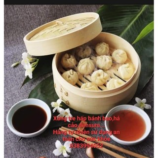 Xửng tre hấp bánh bao