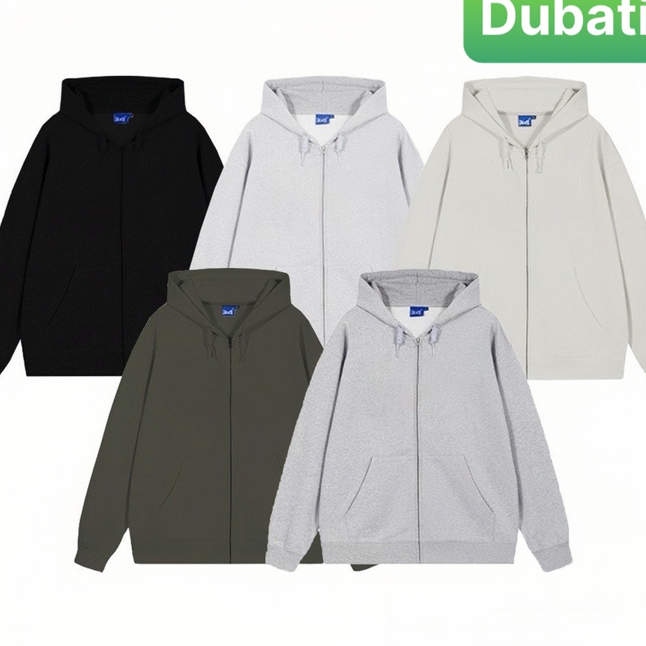 ÁO KHOÁC HOODIE TRƠN DÂY KÉO SÀNH ĐIỆU - ÁO CHỐNG NẮNG PHONG CÁCH UNISEX HOT TREND 2023 - DUBATI FASHION