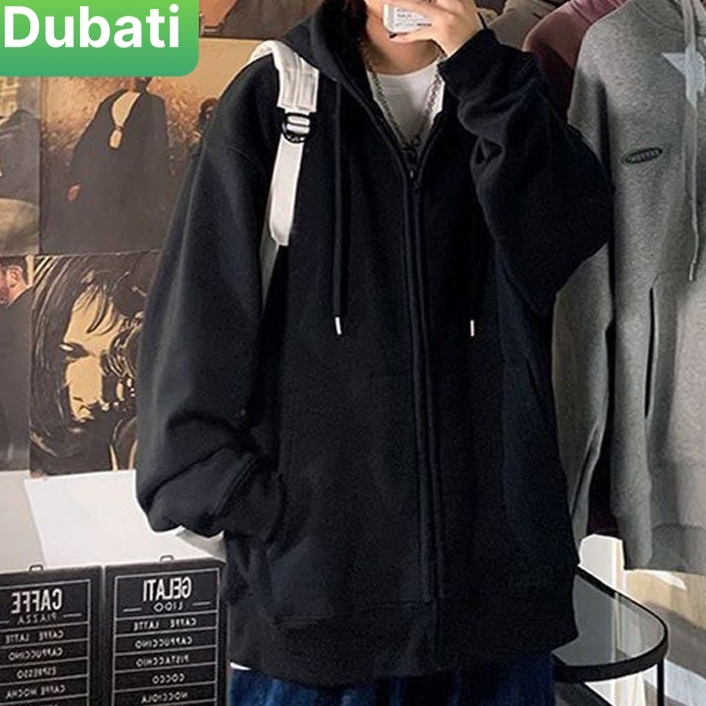 ÁO KHOÁC HOODIE TRƠN DÂY KÉO SÀNH ĐIỆU - ÁO CHỐNG NẮNG PHONG CÁCH UNISEX HOT TREND 2023 - DUBATI FASHION