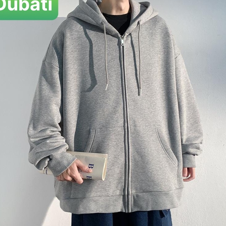 ÁO KHOÁC HOODIE TRƠN DÂY KÉO SÀNH ĐIỆU - ÁO CHỐNG NẮNG PHONG CÁCH UNISEX HOT TREND 2023 - DUBATI FASHION