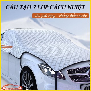 BẠT CHE Ô TÔ CHÍNH HÃNG HELLO LEBOO, CẤU TẠO 7 LỚP CÁCH NHIỆT CHE PHỦ RỘNG CHỐNG THẤM NƯỚC