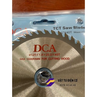 LƯỠI CƯA GỖ 125MM DCA 40 RĂNG (ATB)