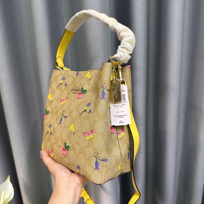 Túi Town Bucket Bag With Dandelion Floral Print