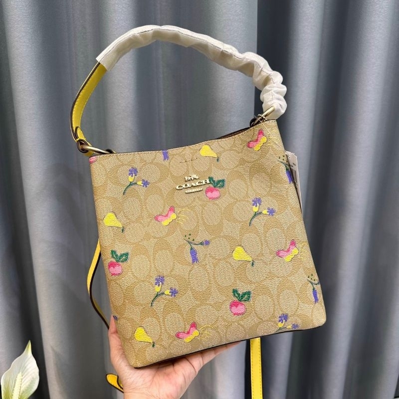 Túi Town Bucket Bag With Dandelion Floral Print