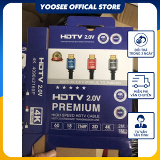 Cáp hdmi 1.5m 3m 5m 10m lõi đồng hdtv 4k*2k - dây hdmi to hdmi tròn chuẩn full hd 1080p