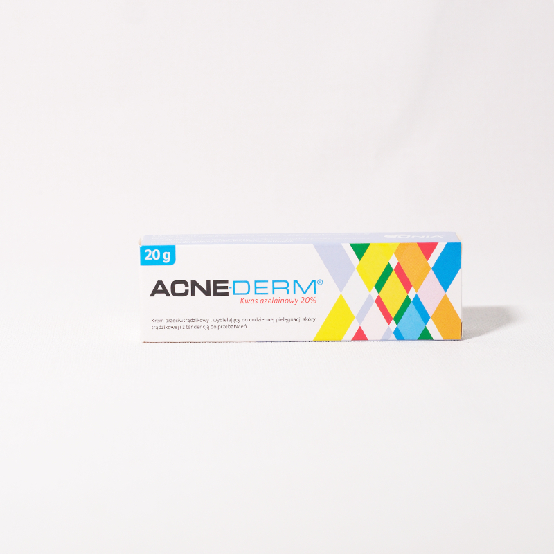 Acne Derm 20% Azelaic Acid tuýp 20g Kem giảm Mụn, mờ thâm, trắng sáng da Acnederm 20g