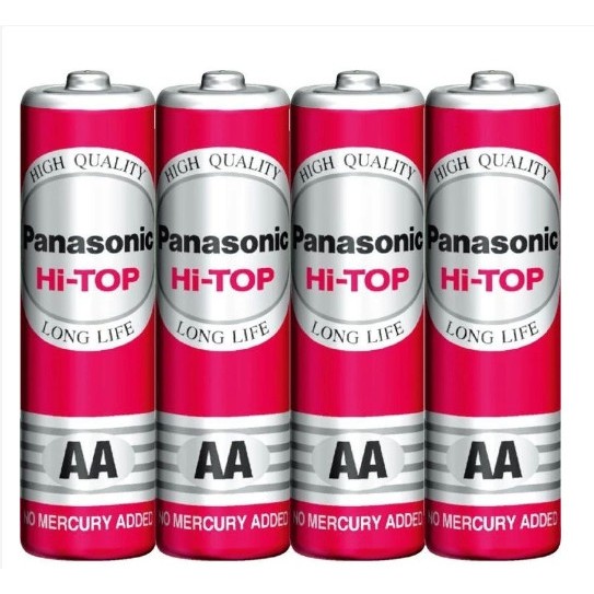 Hộp 60 Viên Pin Than Đỏ AA Panasonic R6DT/4S-V Hi-Top