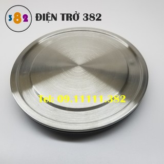 Mâm nhiệt đường kính 18cm chất liệu inox 304, đĩa nhiệt cho nồi phở, điện áp 220V, công suất 3kw.