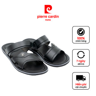 Sandal nam Pierre Cardin da thật cao cấp phối hợp dép nam sang trọng lịch lãm - PCMFWL 128