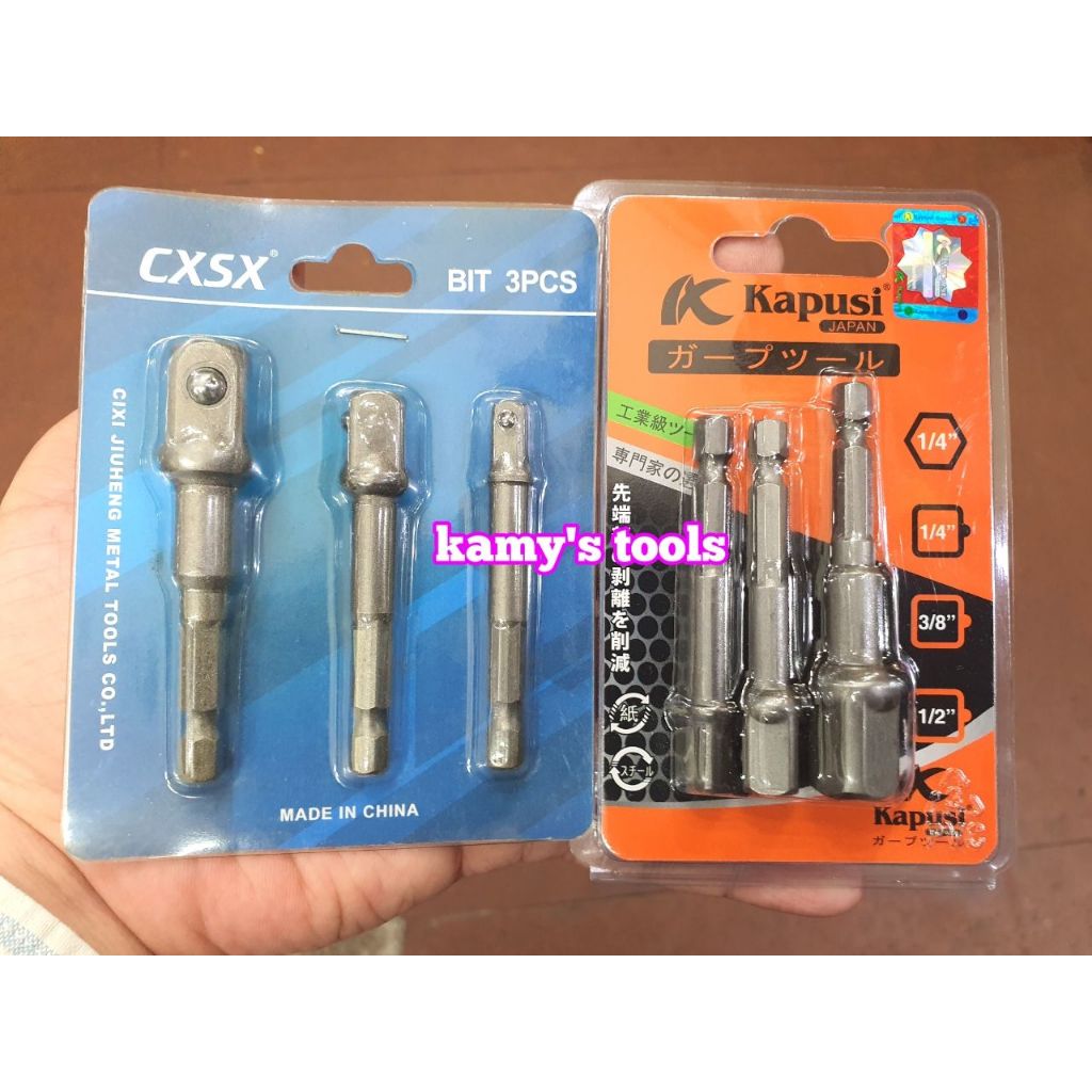 Đầu chuyển tuýp từ bắn vít sang bu lông 1/4 3/8 1/2