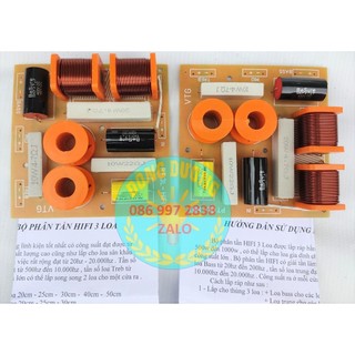 MẠCH PHÂN TẦN 3 LOA HIFI - LẮP 1 BASS 1 MID 1 TRÉP - GIÁ MỘT MẠCH