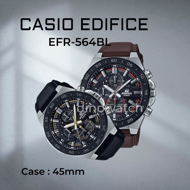 Đồng hồ nam casio edifice efr-303l / efr 564, dây da , màu đen , nâu
