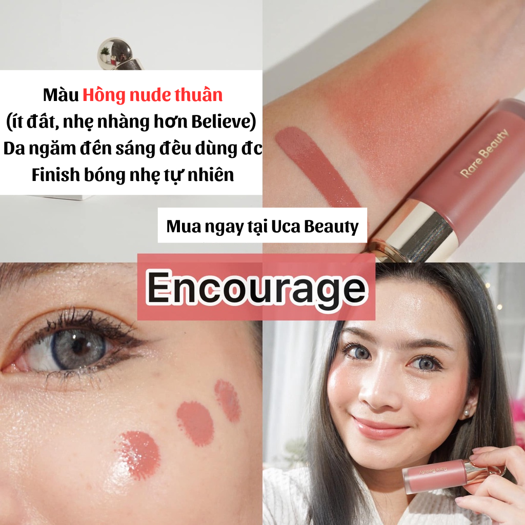 Má Hồng Kem Rare Beauty Soft Pinch Liquid Blush Tươi Tắn Bền màu