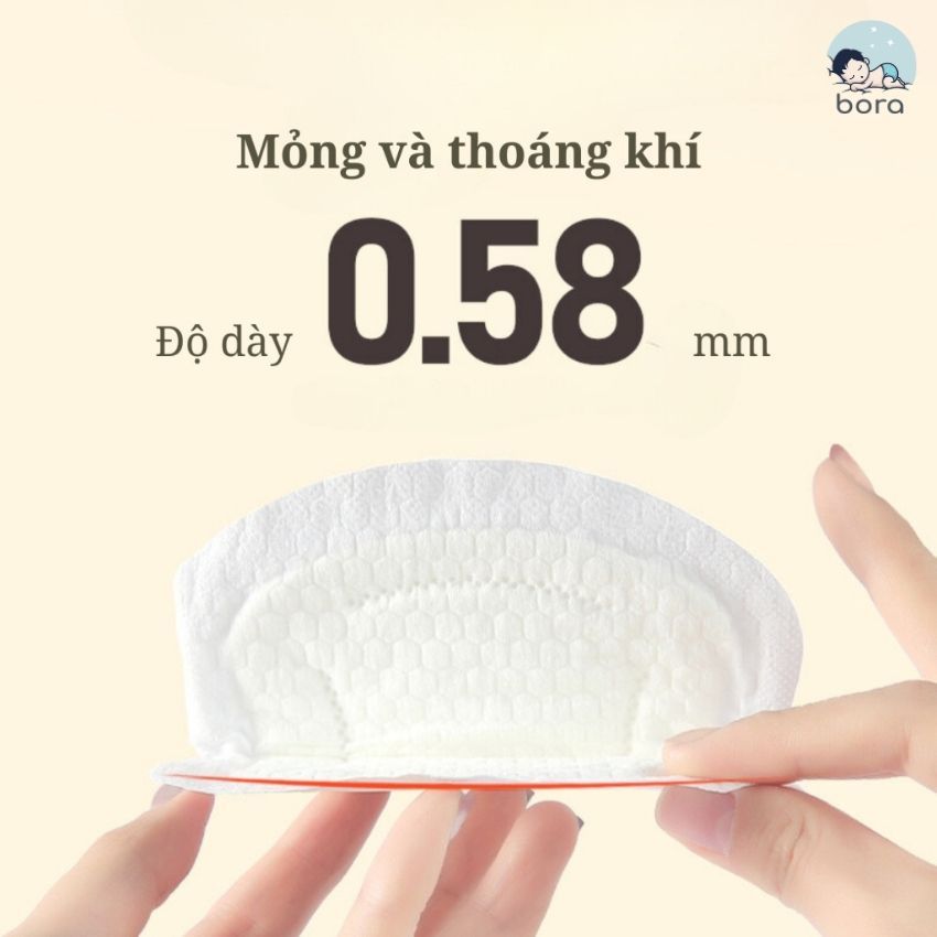 Miếng lót thấm sữa WAI siêu thấm chống tràn, túi 100 miếng