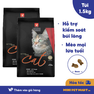 Hạt CAT EYES Cho Mèo Mọi Lứa Tuổi Kiểm Soát Búi Lông Nhập Khẩu Hàn Quốc Gói 1.5kg - Mini Pet Mart