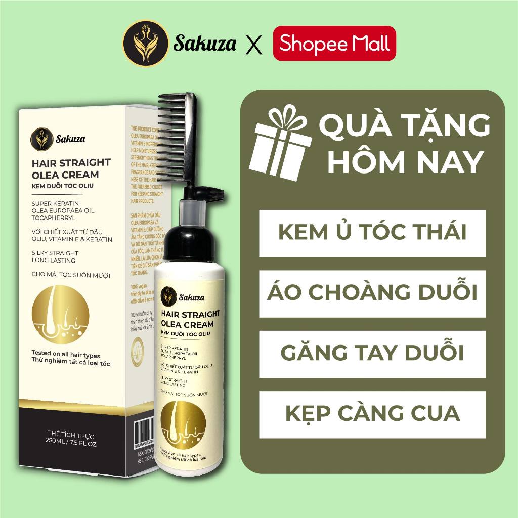 Thuốc duỗi tóc tại nhà không cần nhiệt tiện lợi Sakuza S1001 250ml