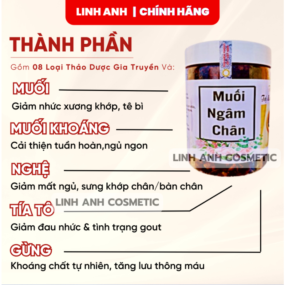 Muối ngâm chân thảo dược - 500g