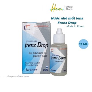  Nước Nhỏ Mắt Lens Frenz Drop B5 Hàn Quốc Cho Tất Cả Kính Áp Tròng Mềm 13ml 