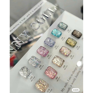 Set Sơn gel nhũ cánh tiên 12 màu Danny Coll, gel nhũ làm móng, làm nail