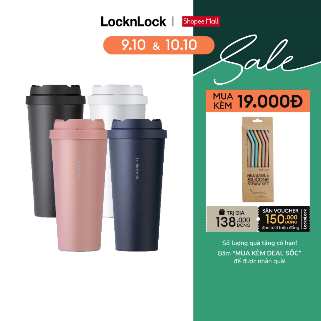 Bình giữ nhiệt Lock&Lock Energetic one-touch 550ml - LHC3249 (4 màu)