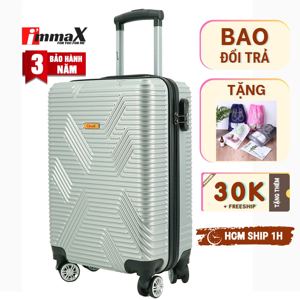 Vali nhựa du lịch immaX X11 size 24inch ký gửi hành lý bảo hành 3 năm chính hãng, 1 đổi 1 trong 12 tháng