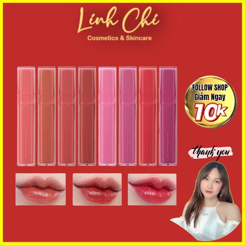 Son Tint Bóng Romand Dewyful Water Tint 5g Siêu Lì Cho Đôi Môi Căng Mọng