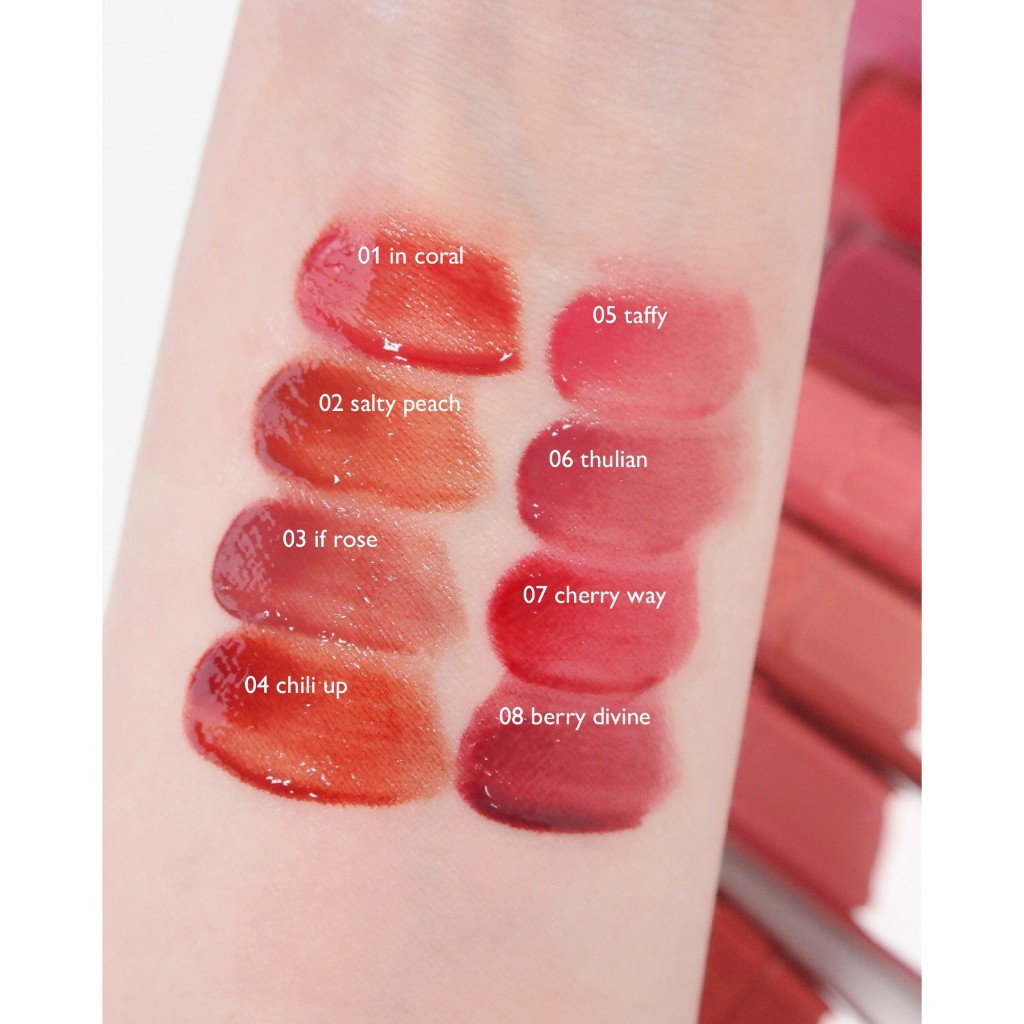 Son Tint Bóng Romand Dewyful Water Tint 5g Siêu Lì Cho Đôi Môi Căng Mọng