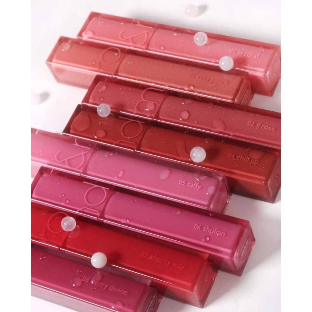 Son Tint Bóng Romand Dewyful Water Tint 5g Siêu Lì Cho Đôi Môi Căng Mọng
