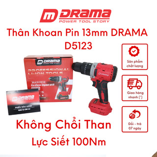 Thân máy khoan pin drama 5213 - khoan pin 3 chức năng 13mm không chổi than