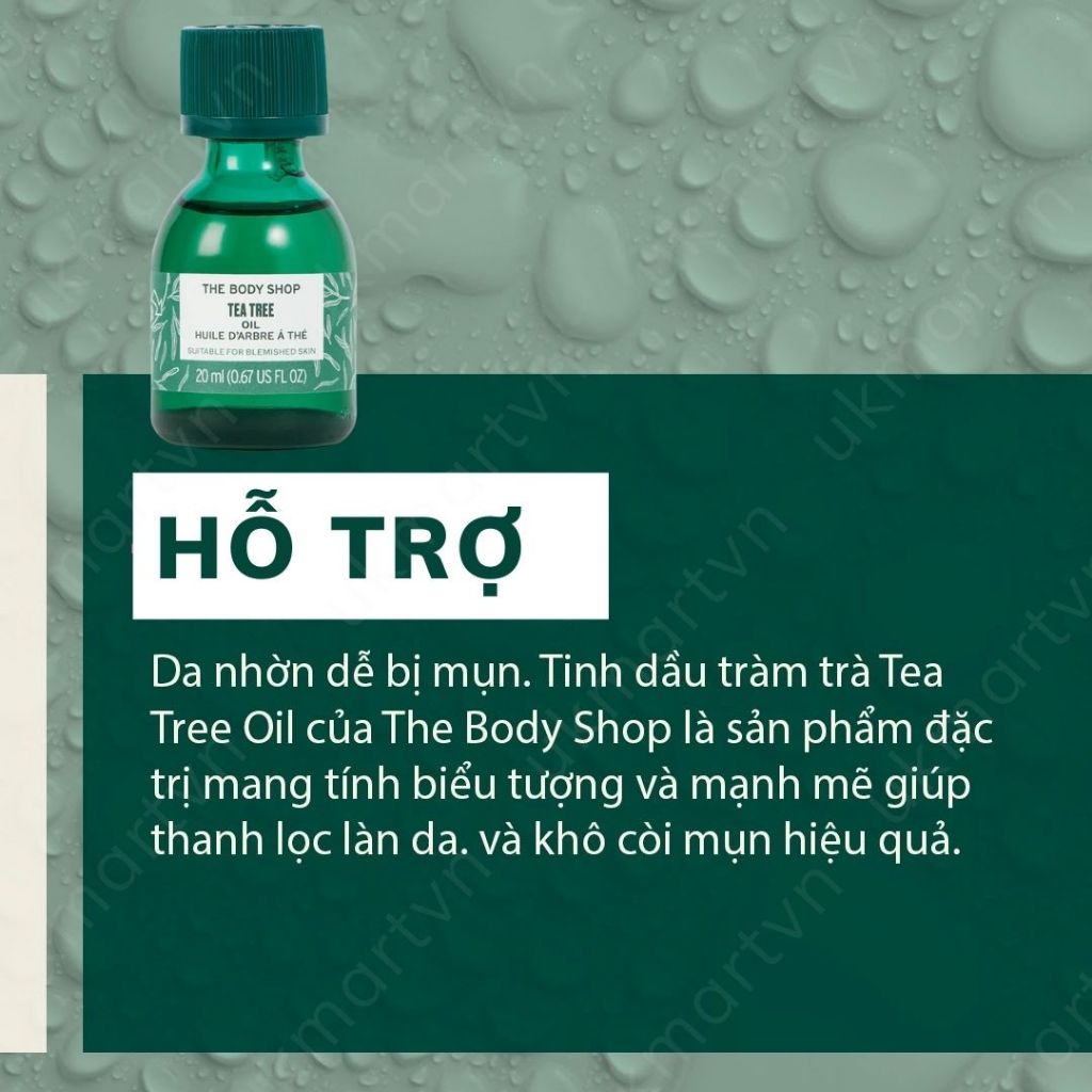 Tinh Dầu Tràm Trà Chấm Mụn, Kháng Khuẩn The Body Shop Tea Tree Oil