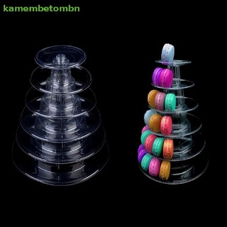 Set trụ bánh macaron 6 tầng lắp ráp cao tổng 26 đk lớn nhất 24 cm chiều cao mỗi tầng 5cm.