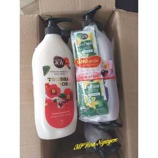 Sữa tắm trắng da hương nước hoa coco joy tặng kèm dây