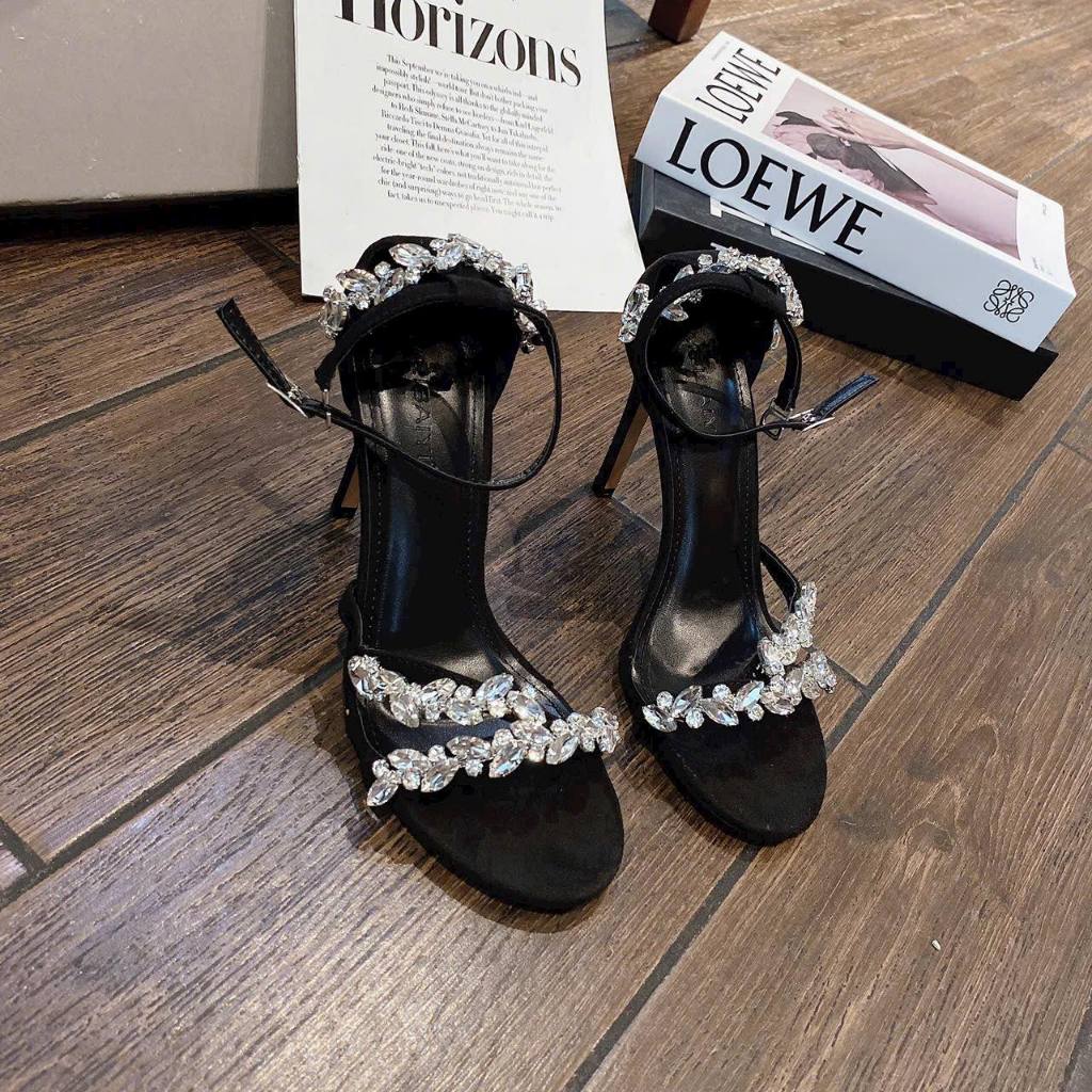 Cao gót zara kết xoàn đính đá lấp lánh siêu xinh siêu dễ thương