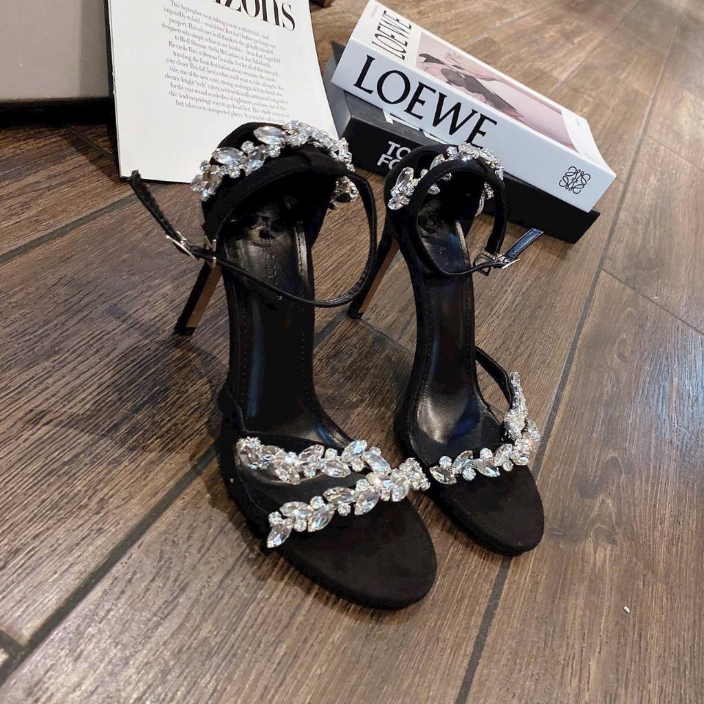 Cao gót zara kết xoàn đính đá lấp lánh siêu xinh siêu dễ thương