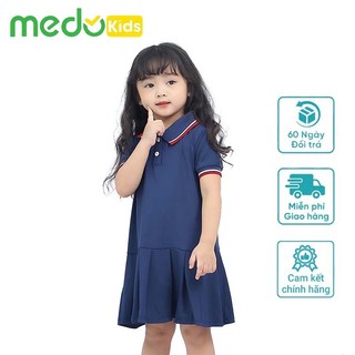 Váy polo tay ngắn kiểu dáng thời trang Medokids váy đuôi cá váy xinh cho bé gái 1-6 tuổi